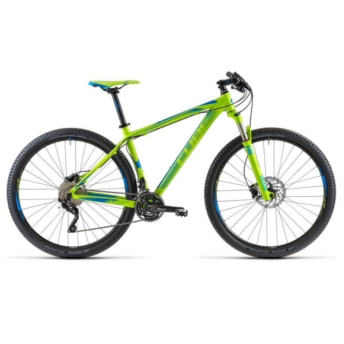 cube mountain bike green