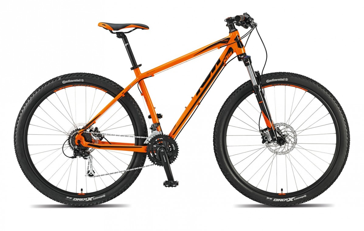 orange 29er hardtail frame