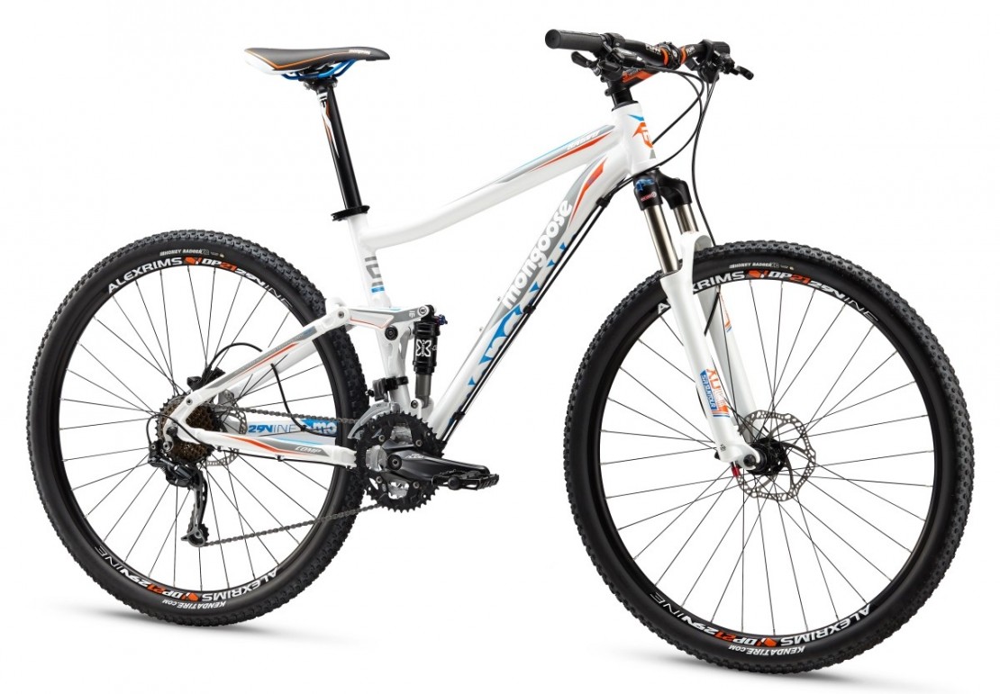 mongoose salvo comp 29 inch men's full suspension mountain bike