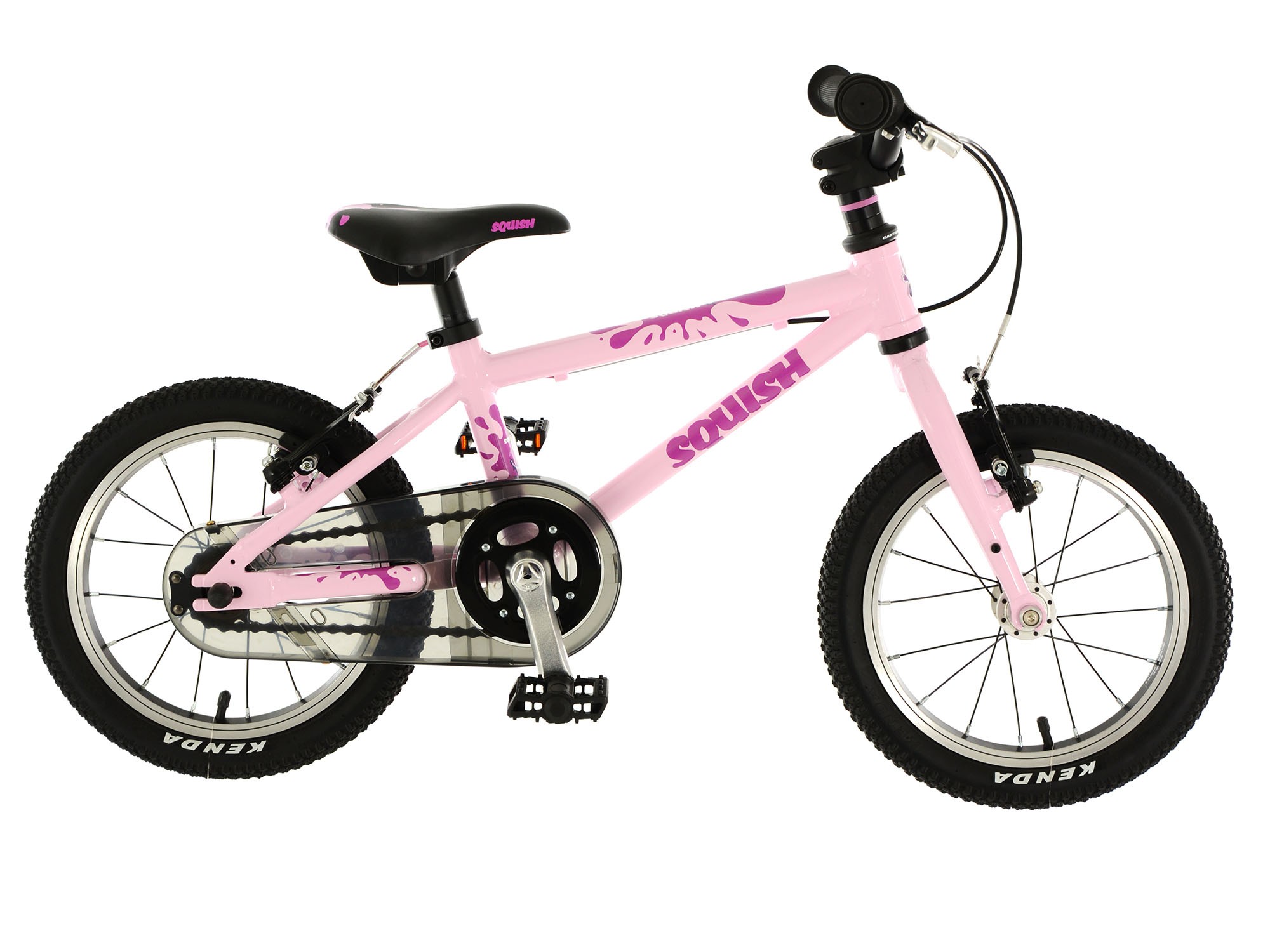 Pink fashion hybrid bike