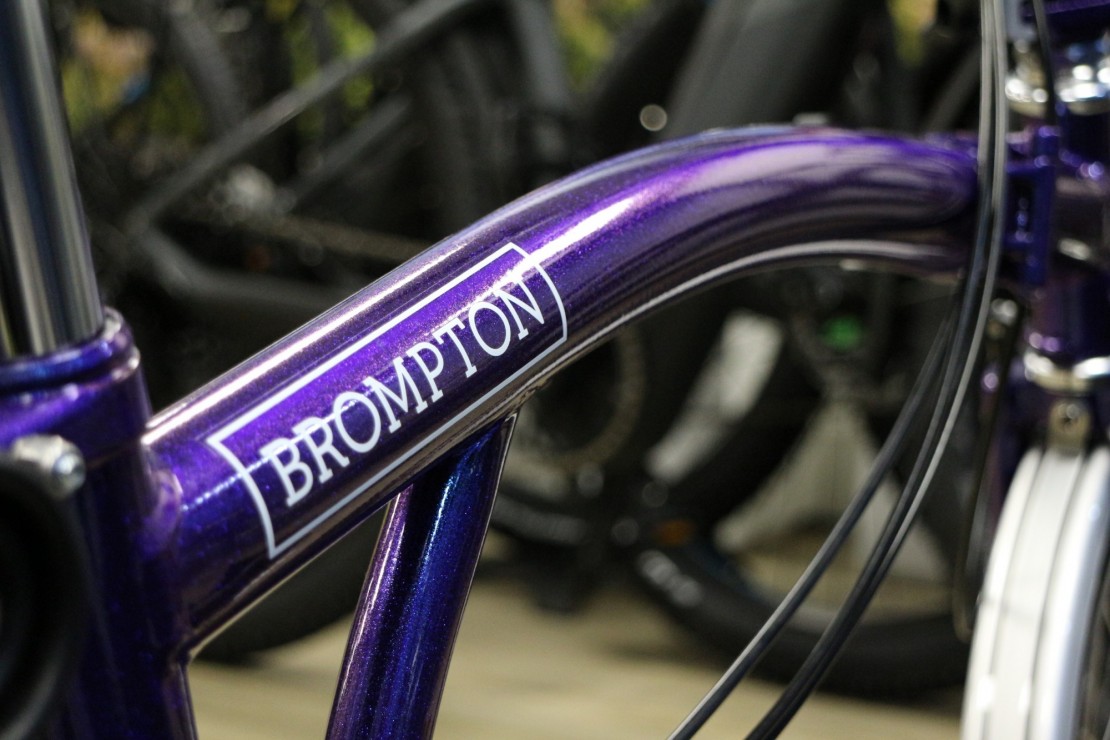 brompton purple metallic