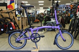 Brompton C Line Explore Mid + Rack - Pop Lilac Matt 2024 Folding Bike Brompton C Line Explore Mid + Rack - Pop Lilac Matt 2024 Folding Bike Folding Bike