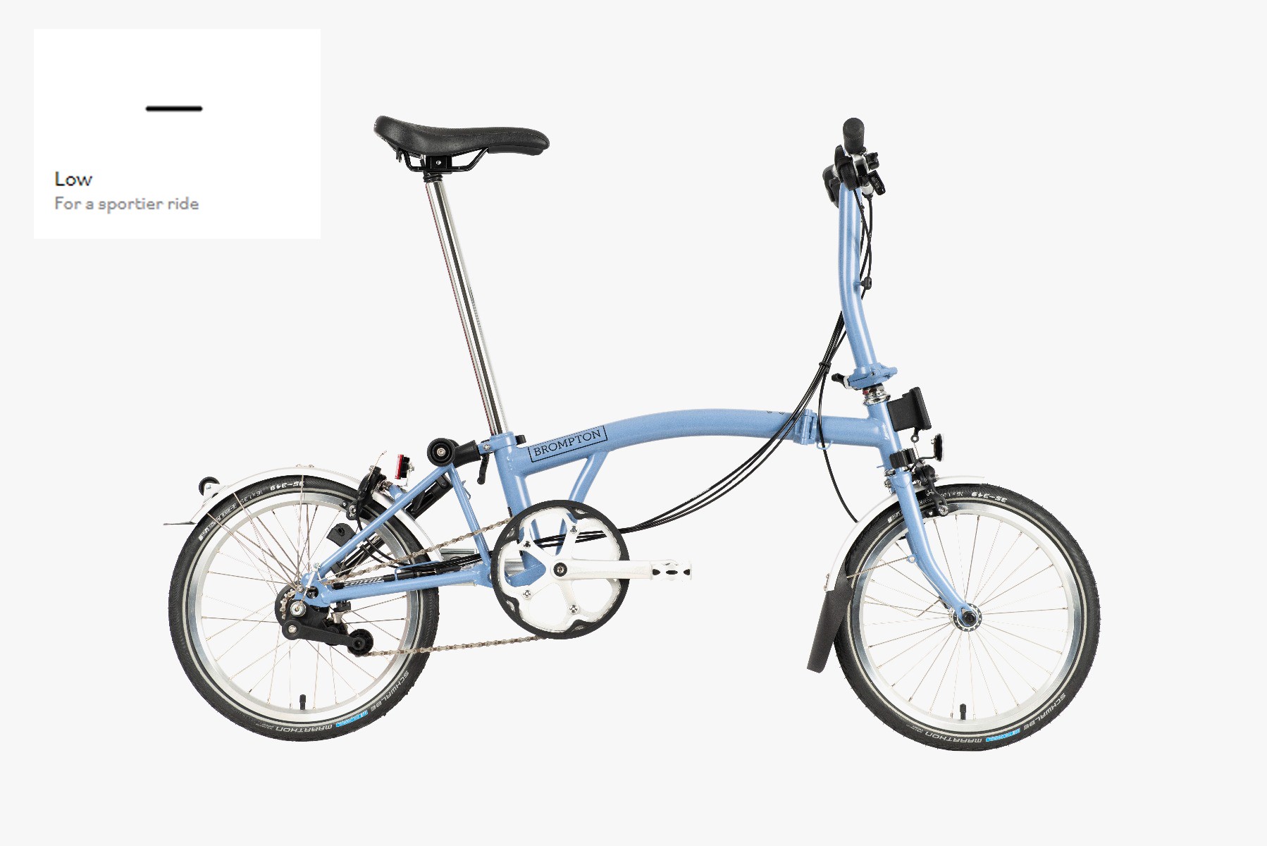 brompton cloud blue black edition