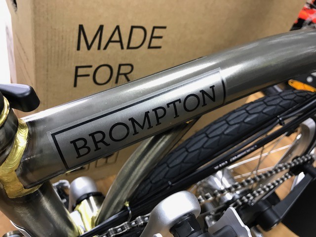 brompton h6r folding bike