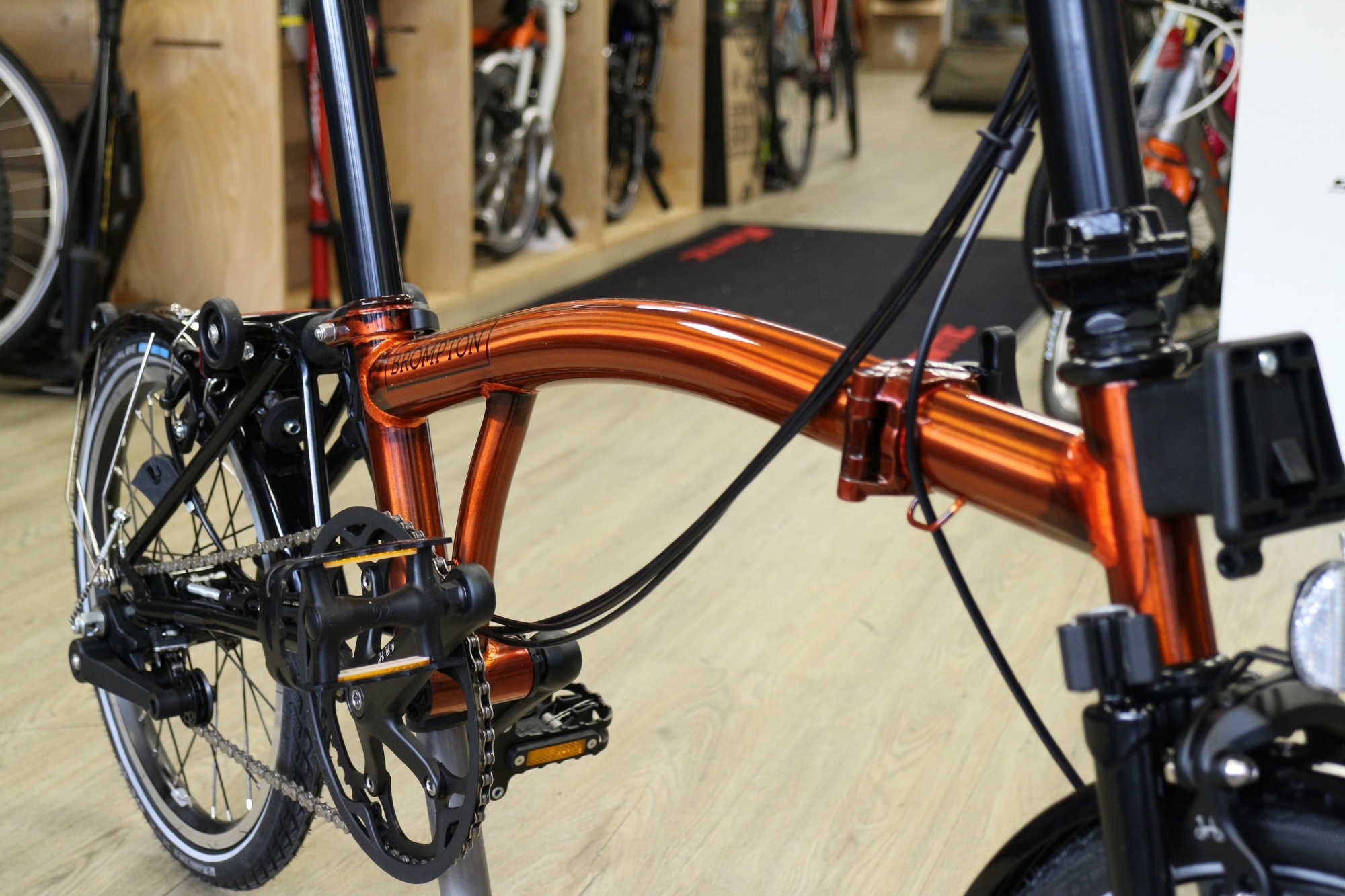 Brompton flame shop lacquer m6l