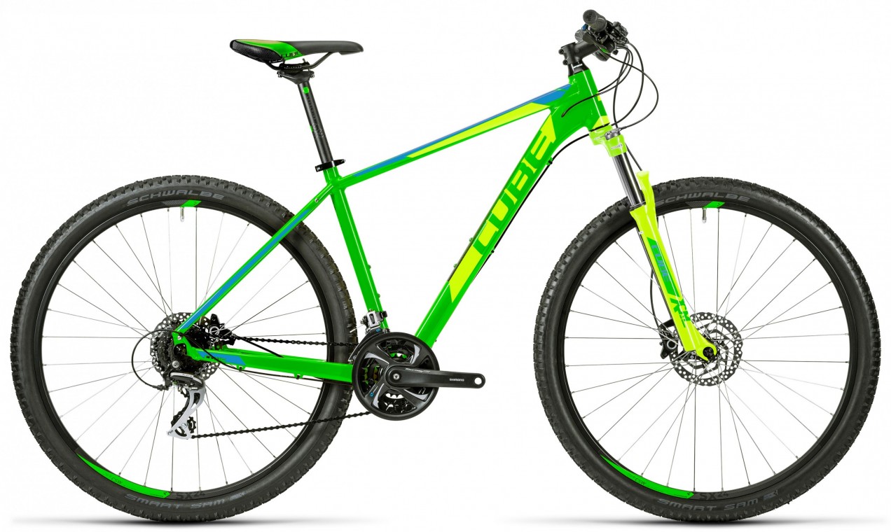 Cube Aim SL 27.5 Green 2016 650B (27.5) Mountain Bike Damian Harris