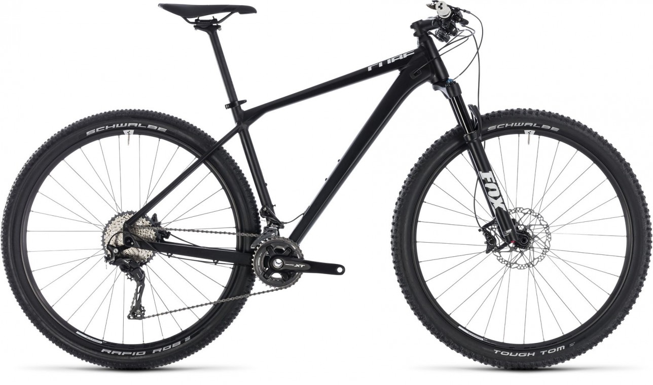 Cube Reaction SL 29 black-white - Carbon Hardtail Mountain bike 2018 ...