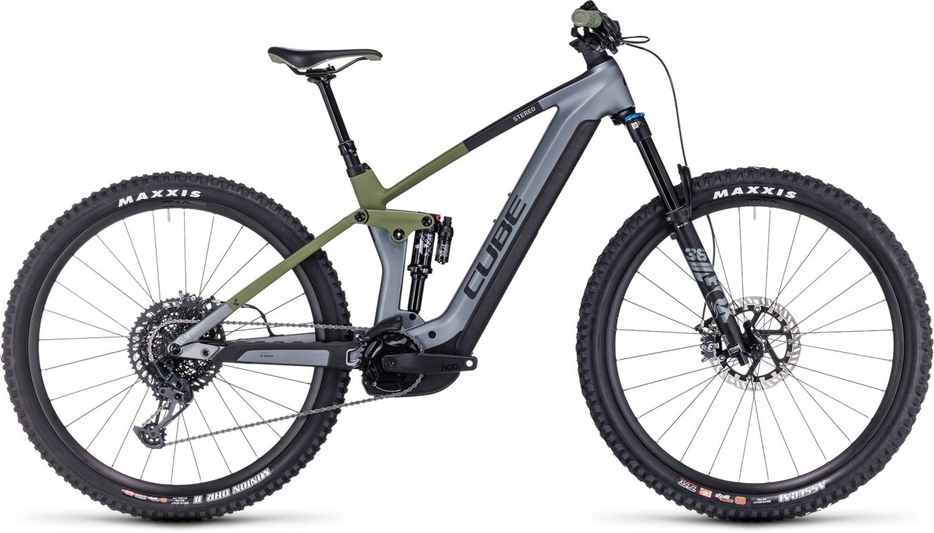 Cube Stereo Hybrid 140 HPC TM 750 2024 Electric Mountain Bike Damian Harris Cycles E bike specialist Cardiff UK