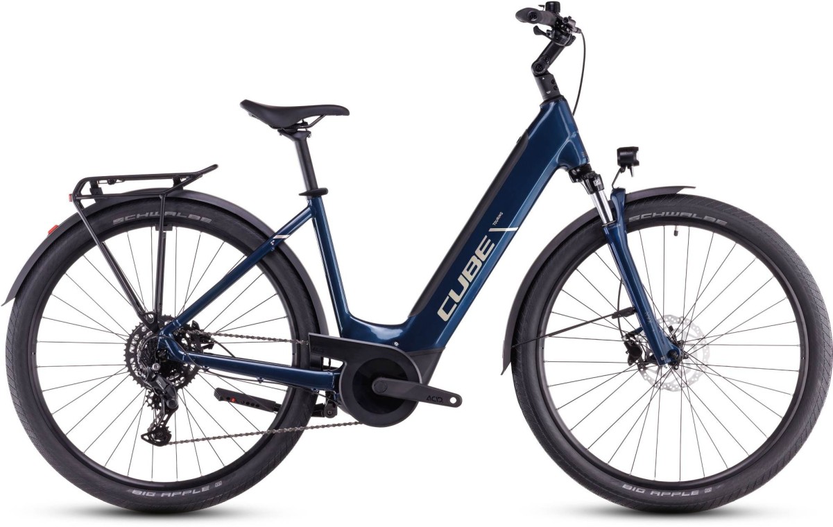 Cube Touring One 500 low step 2025 Electric Hybrid Damian Harris Cycles E bike specialist Cardiff UK