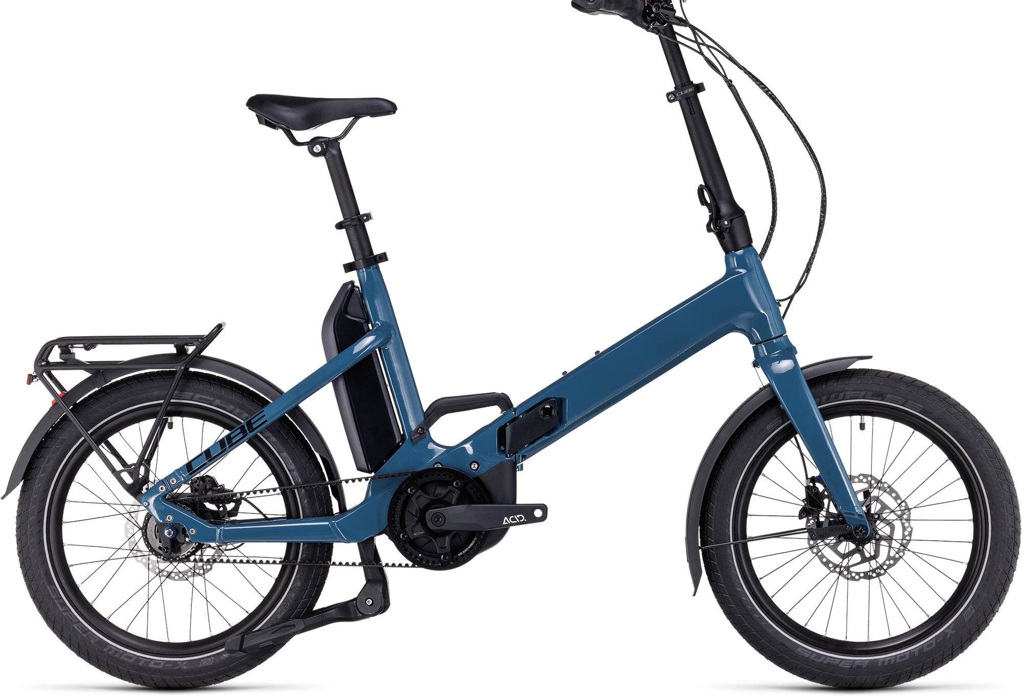 Folding best sale hybrid bicycle