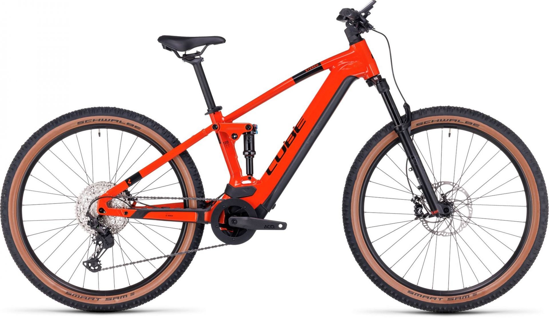 Cube Stereo Hybrid 120 Race 750 2024 Electric Mountain Bike Damian Harris Cycles E bike specialist Cardiff UK