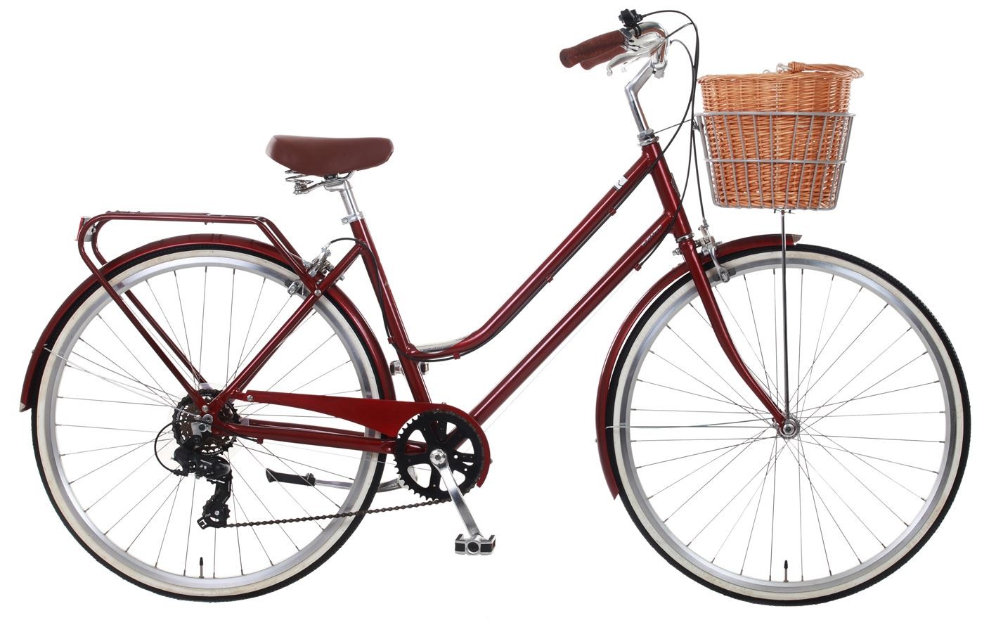 traditional bike with basket