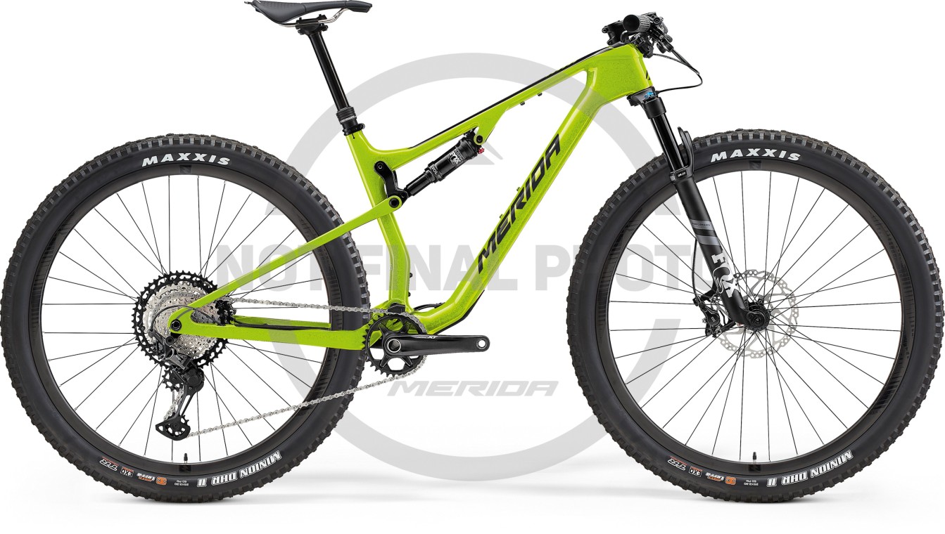 merida green mountain bike