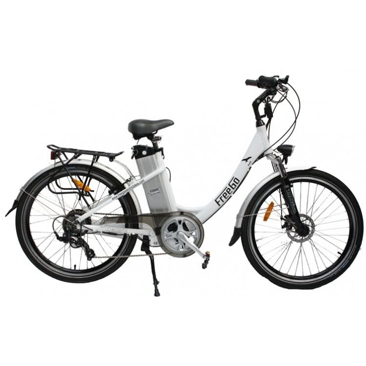 FreeGo Hawk Step-Through White 10Ah - 2014 | Electric Bikes from £800