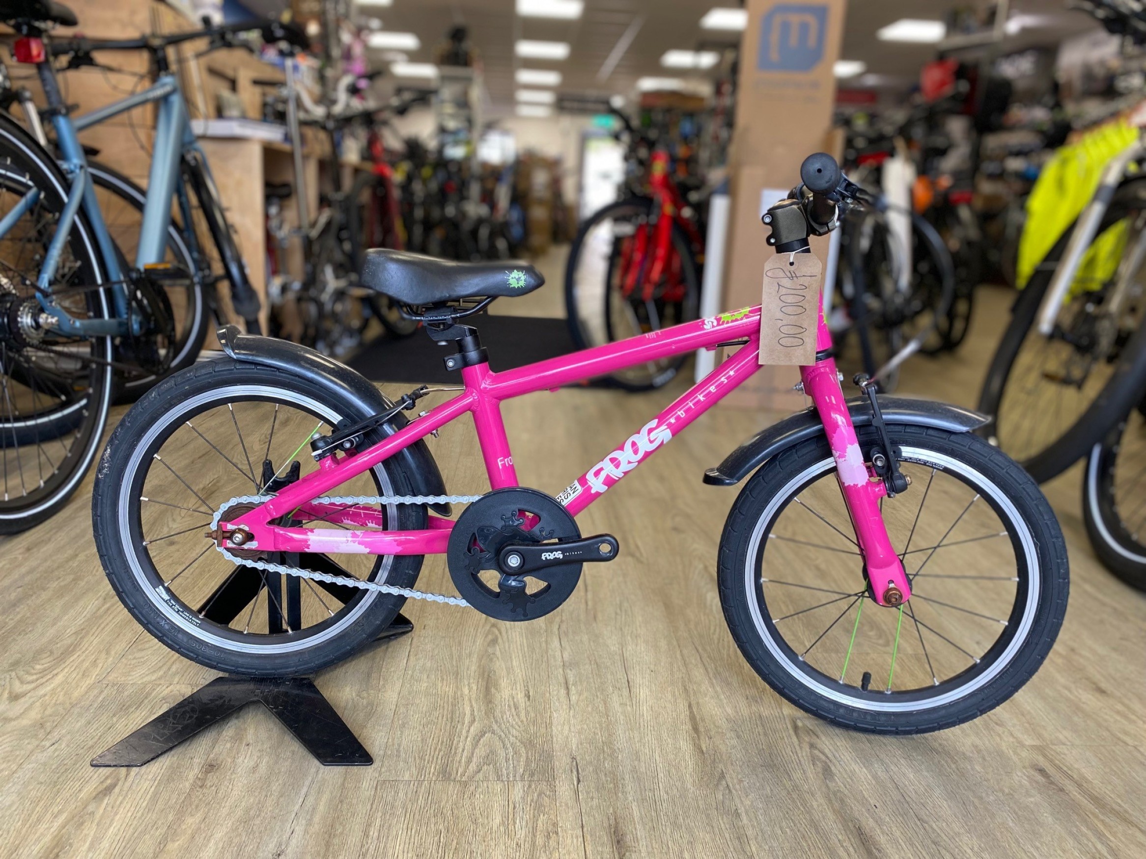 pink frog bike 48