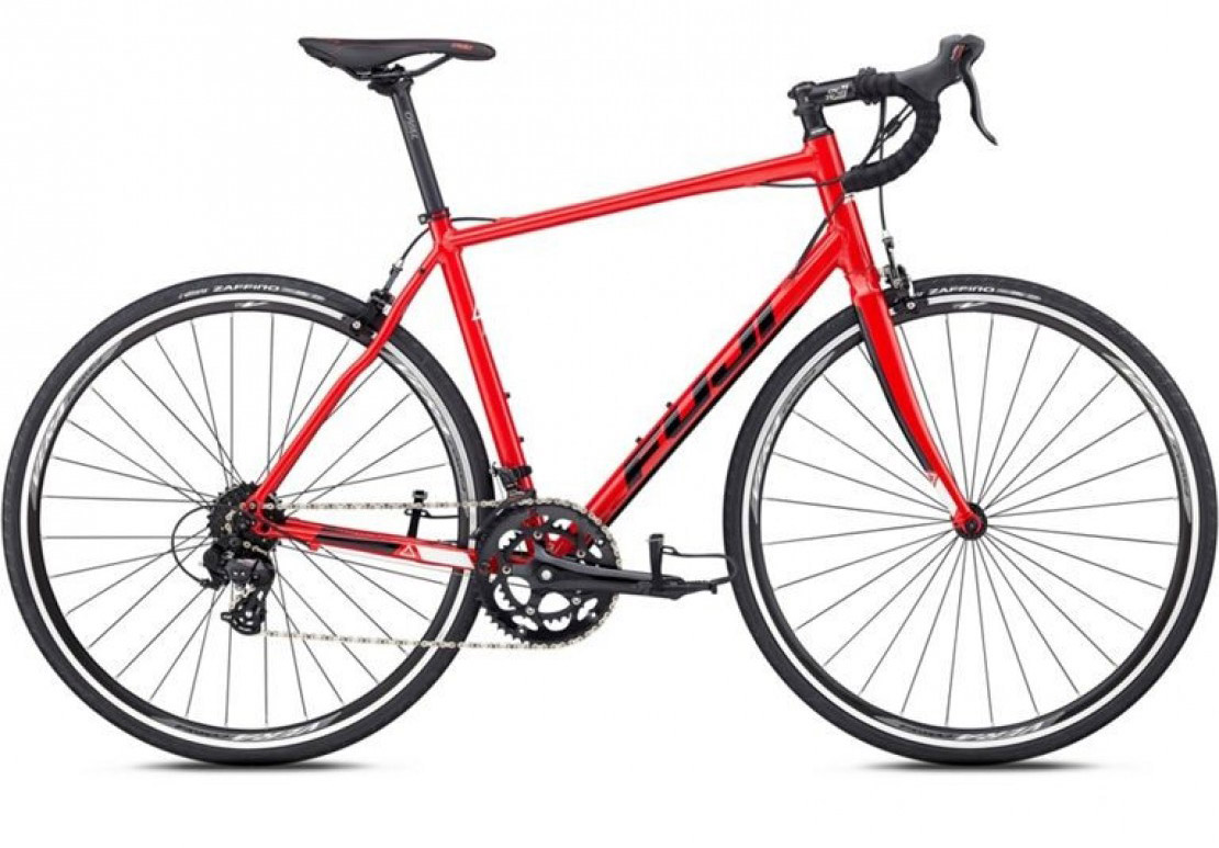 fuji red road bike