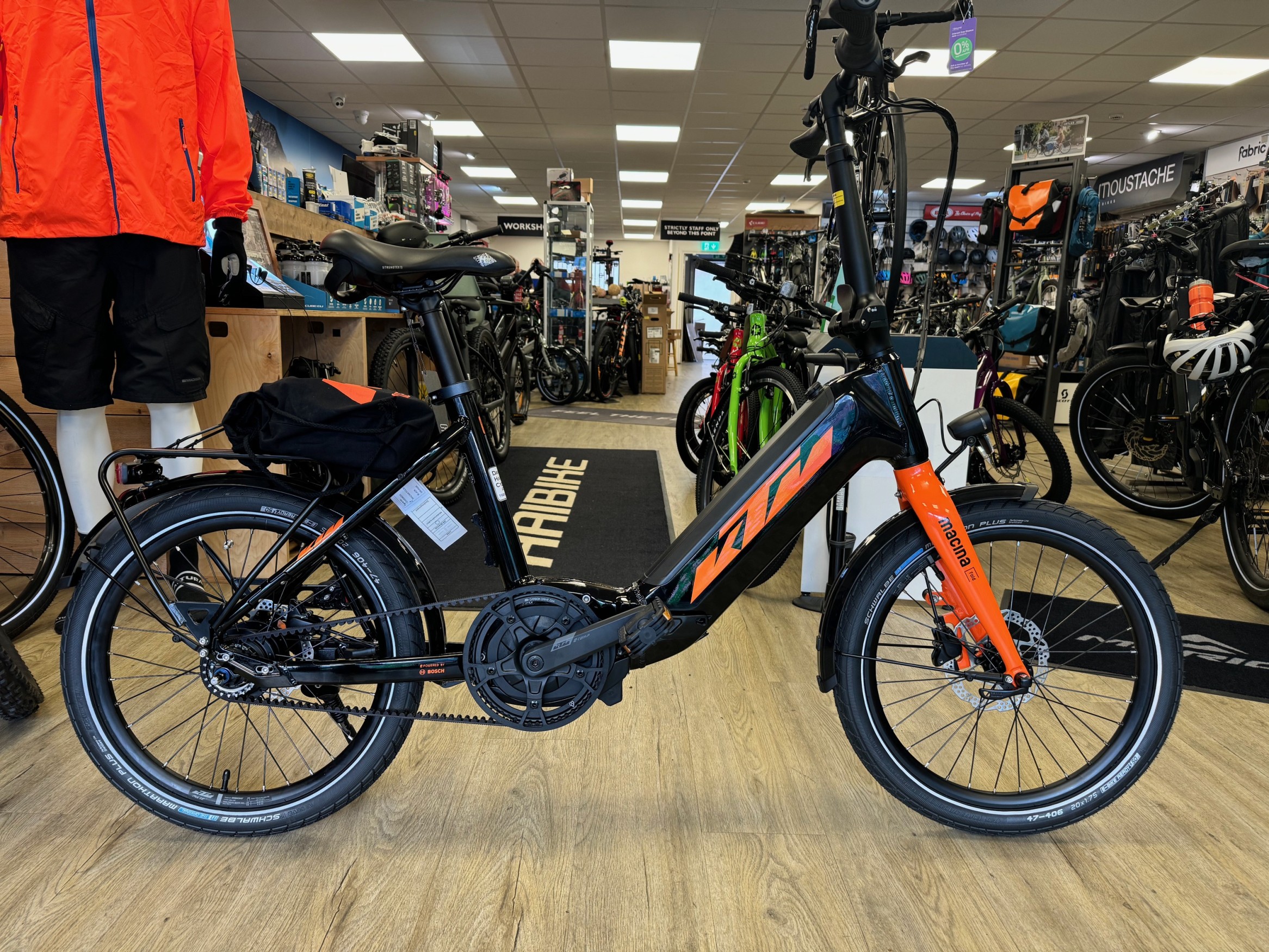 KTM Macina Fold 2024 Folding Bike Electric Damian Harris Cycles E bike specialist Cardiff UK