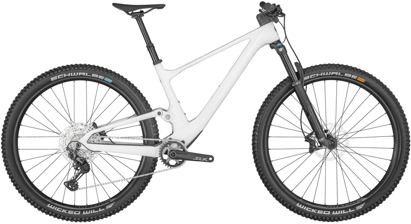 White full suspension mountain bike sale