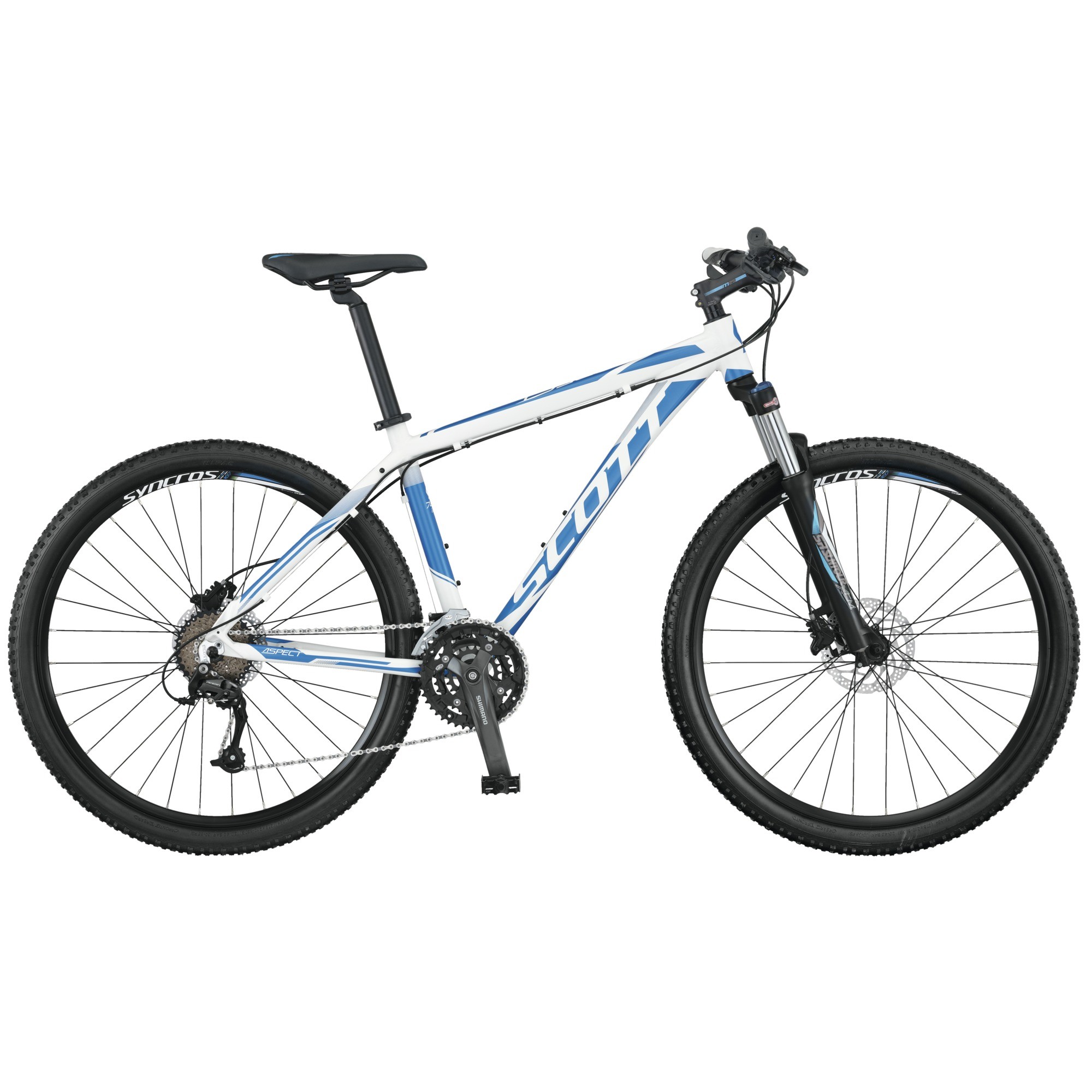 Scott Aspect 740 - blue and white 2014 650B (27.5) Mountain Bike