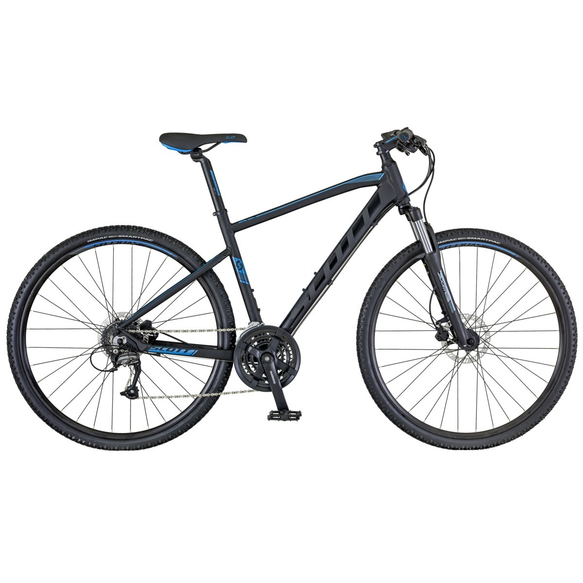 scott sub cross 20 mens hybrid bike 2019