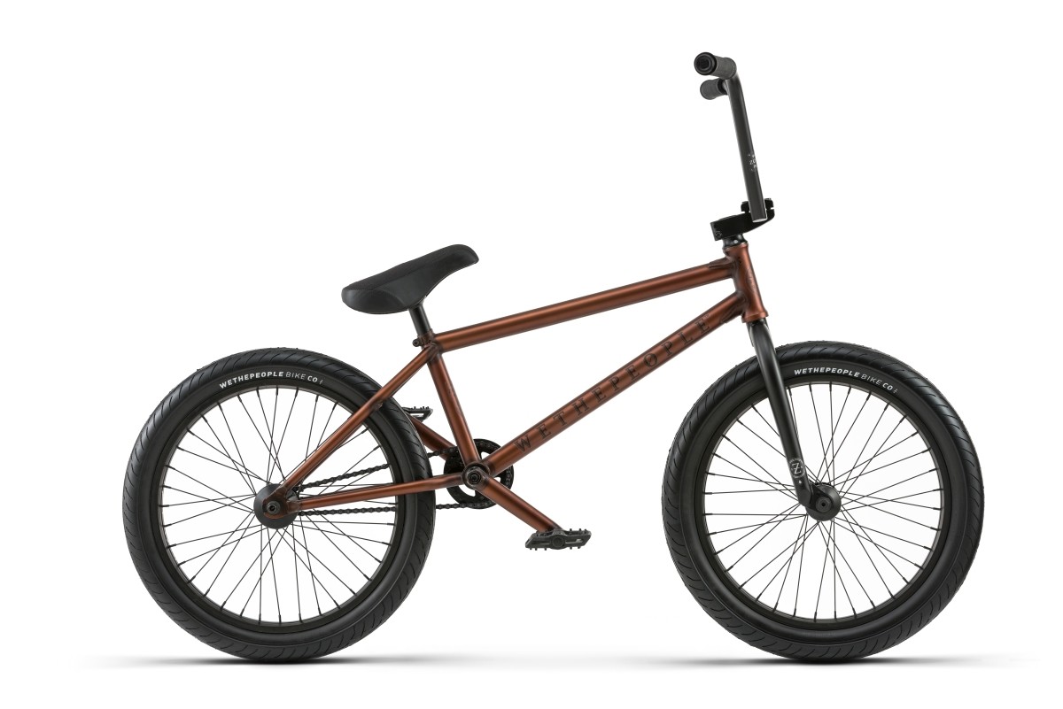 brown bmx bike